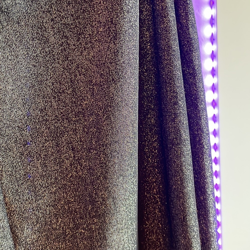 Medium Glittery Gray Jodi Kristopher Prom Dress - Picture 4 of 4